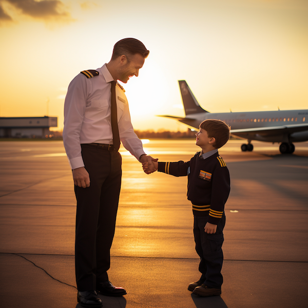 Mentor for airline pilot training