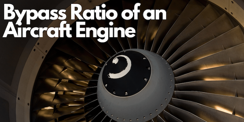 bypass ratio of an aircraft engine